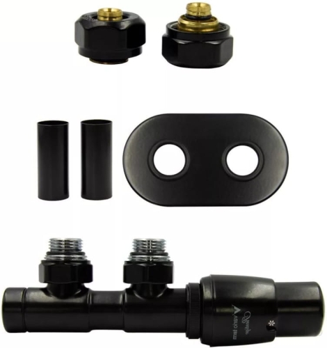 VARIO TERM TWINS zestaw termostatyczny, prawy, czarny mat