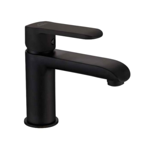 INVENA SIROS bateria umywalkowa stojąca, czarna matowa