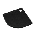 SCHEDPOL CERTUS BLACK STONE 90x90x4,5 brodzik półokrągły
