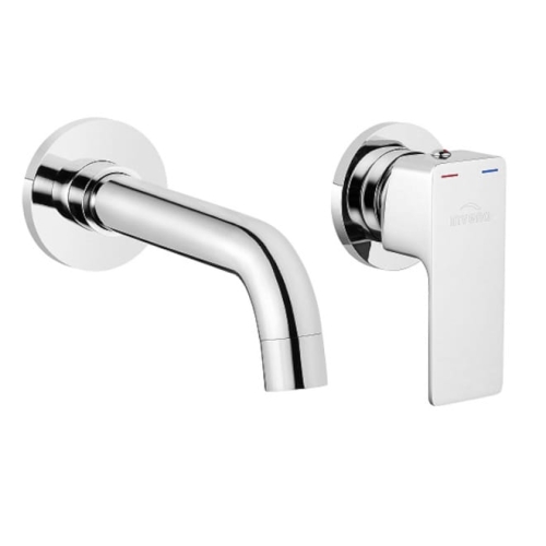 INVENA NYKS bateria umywalkowa podtynkowa, chrom