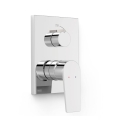 TRES STUDY bateria wannowo-natryskowa natynkowa, chrom