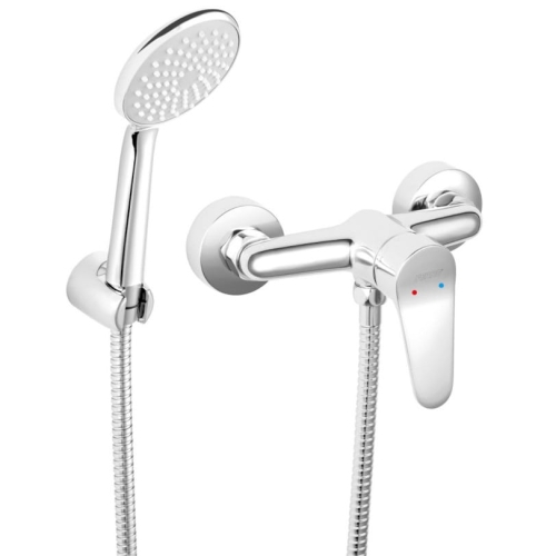 FERRO ISSO bateria natryskowa naścienna, chrom