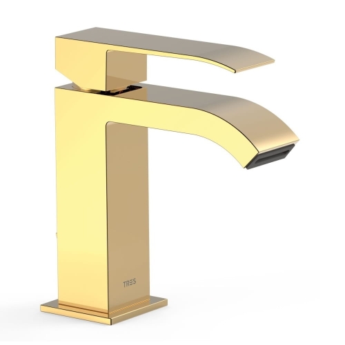 TRES CUADRO EXCLUSIVE bateria umywalkowa stojąca, 24-k złoto