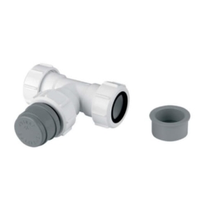 MCALPINE zawór napowietrzający kanalizacyjny trójnik z wyjściami 40mm VP40T