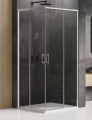 NEW TRENDY PRIME 90x80 cm kabina prostokątna, szkło transparentne