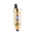 AFRISO Odpowietrznik automatyczny pionowy PrimoVent G3/8" z Aquastop i zaworem stopowym R1/2"