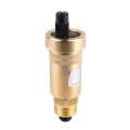 AFRISO Odpowietrznik automatyczny pionowy PrimoVent G3/8" z Aquastop i zaworem stopowym R1/2"