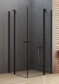 NEW TRENDY NEW SOLEO BLACK 100x110 cm kabina prostokątna, szkło transparentne