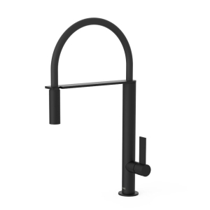 TRES EXCLUSIVE bateria kuchenna stojąca, czarny mat
