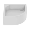 NEW TRENDY ARTUS 80x80 brodzik półokrągły