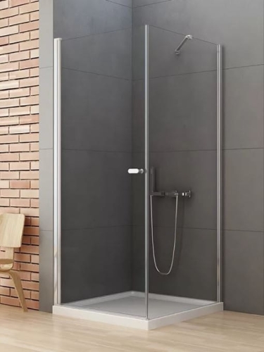 NEW TRENDY NEW SOLEO 80x90 cm kabina prostokątna, szkło transparentne