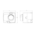 AFRISO  Siłownik elektryczny ARM 703 ProClick, 2-punktowy, 230 V AC, 12 s, 6 Nm