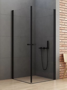 NEW TRENDY NEW SOLEO BLACK 70x100 cm kabina prostokątna, szkło transparentne