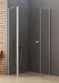 NEW TRENDY NEW SOLEO 80x80 cm kabina pięciokątna, szkło transparentne