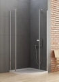 NEW TRENDY NEW SOLEO 80x80 cm kabina półokrągła, szkło transparentne