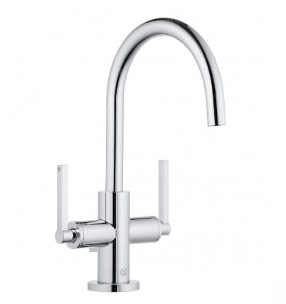 KLUDI NOVA FONTE bateria umywalkowa stojąca, chrom