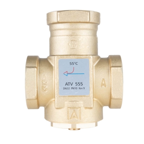 AFRISO   Zawór temperaturowy ATV 555, DN32, Rp1 1/4", 55C