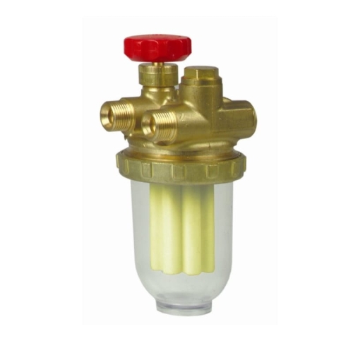 AFRISO Filtr olejowy dwururowy Z 500 Si, z wkładem plastikowym, 200 l/h