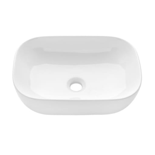 INVENA VITORIA umywalka nablatowa 45,5 cm, biała