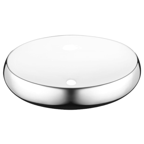 INVENA FRESCO umywalka nablatowa 59 cm, biała/chrom