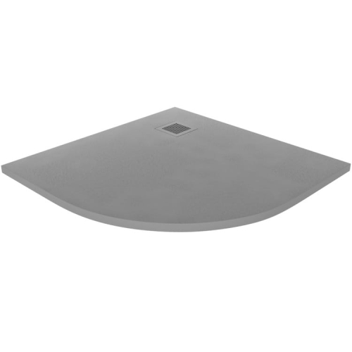 NEW TRENDY MORI 90x90 brodzik półokrągły, szary