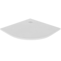 NEW TRENDY MORI 90x90 brodzik półokrągły, biały