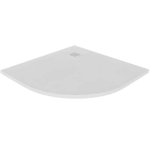 NEW TRENDY MORI 90x90 brodzik półokrągły, biały