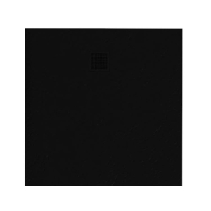 NEW TRENDY MORI 90x90 brodzik kwadratowy, czarny