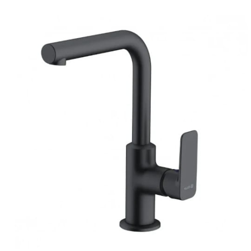 KLUDI PURE STYLE bateria umywalkowa stojąca, czarny mat