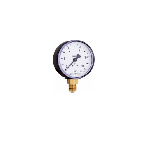 AFRISO Manometr standardowy RF 80, D201, fi80 mm, 0-10 bar, G1/2"