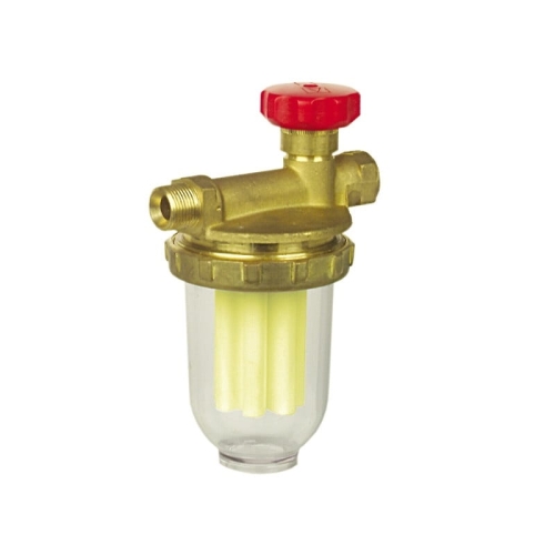 AFRISO  Filtr olejowy jednorurowy V 500 Si, z wkładem plastikowym, 250 l/h