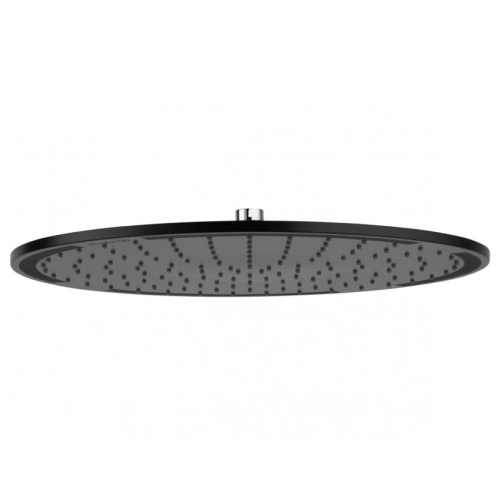 KLUDI A-QA głowica natryskowa okrągła 40 cm, czarny mat/ chrom