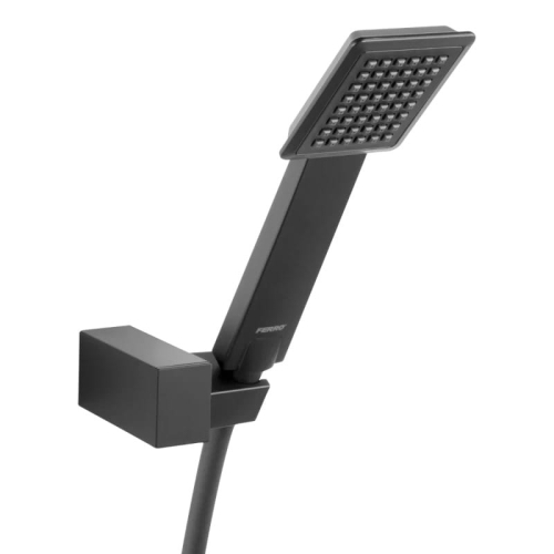 FERRO SINUS zestaw natryskowy, czarny mat