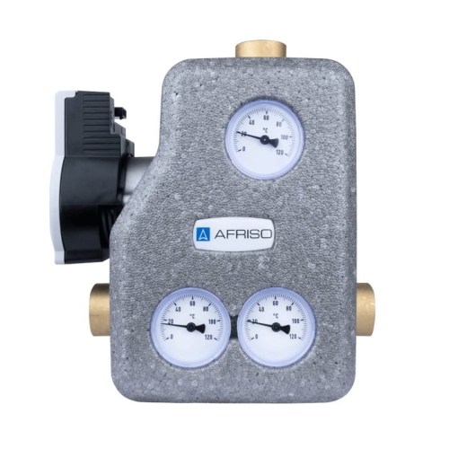AFRISO  Grupa pompowa RTA 45 DN25, zawór temperaturowy 45C, pompa Wilo