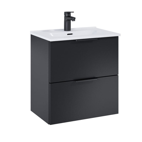 ELITA STREET PLUS 2S szafka podumywalkowa, czarny mat 50 cm