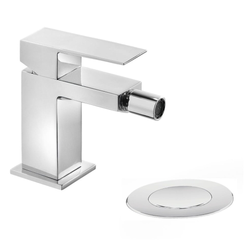 TRES CUADRO EXCLUSIVE bateria bidetowa stojąca, chrom