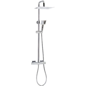 VALVEX CUBUS zestaw natryskowy z deszczownicą, chrom