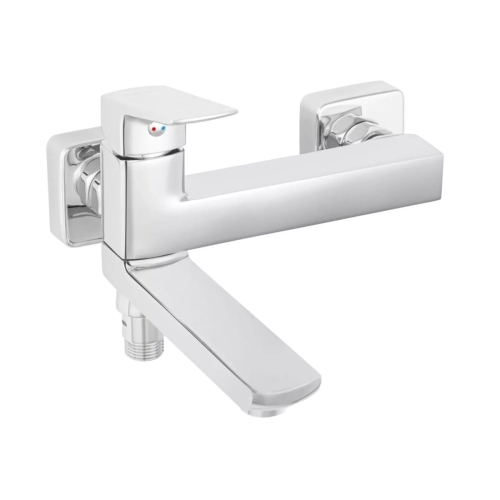 FERRO VITTO VERDELINE bateria wannowo-natryskowa, chrom