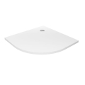 NEW TRENDY NEX 80x80 brodzik półokrągły, biały