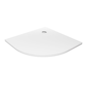 NEW TRENDY NEX 80x80 brodzik półokrągły, biały