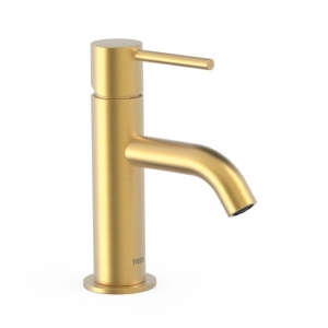 TRES STUDY EXCLUSIVE bateria umywalkowa stojąca, złoty mat