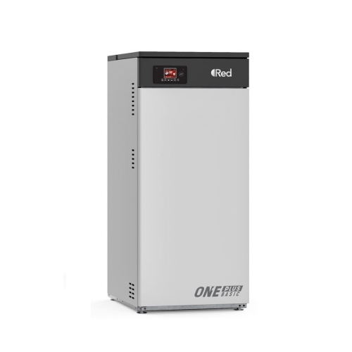 RED ONE PLUS BASIC 8 kW kocioł pelletowy z sondą lambda oraz automatyką HT-tronic 900, klasa 5 (producent Heinztechnik)
