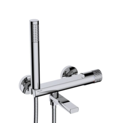 VALVEX DECOR bateria wannowo-natryskowa naścienna, chrom