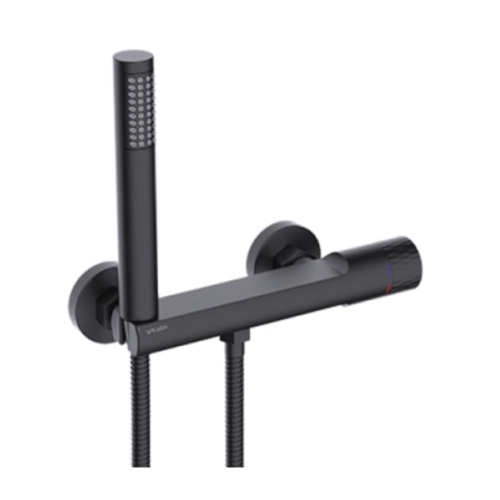 VALVEX DECOR bateria natryskowa naścienna, czarny mat