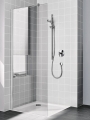 KERMI CADA XS 80 ścianka walk-in, szkło transparentne