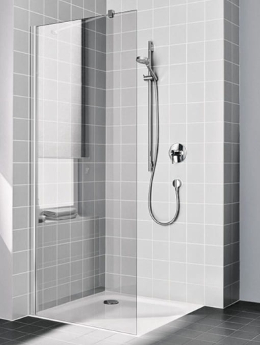 KERMI CADA XS 80 ścianka walk-in, szkło transparentne
