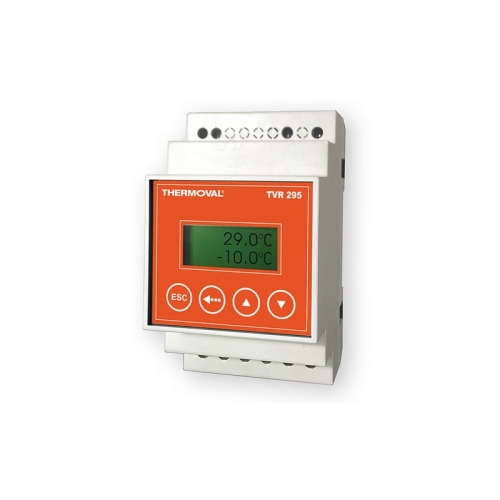 THERMOVAL TVR 295 regulator temperatury na szynę DIN