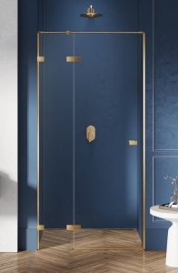 NEW TRENDY AVEXA GOLD BRUSHED drzwi otwierane, lewe 120 cm
