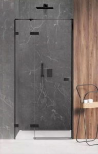 NEW TRENDY AVEXA BLACK drzwi otwierane, lewe 120 cm