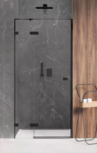 NEW TRENDY AVEXA BLACK drzwi otwierane, lewe 120 cm